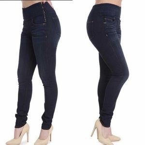 Spanx Side Zip Jean Leggings Size M